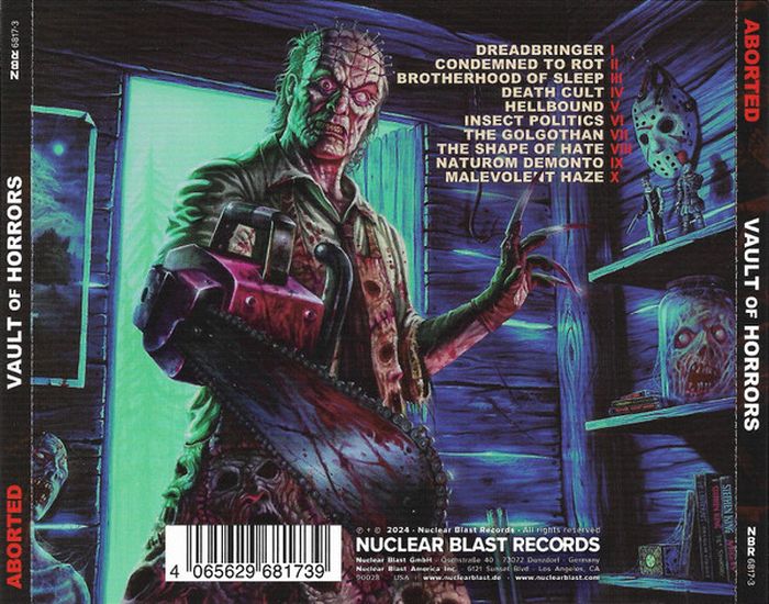 Aborted - Vault Of Horrors (U.S. jewel case) - CD - New - Image 2