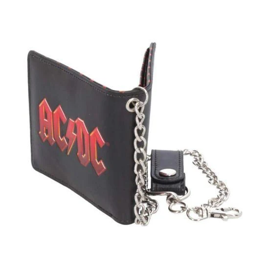 ACDC -  Logo - Bi-Fold Wallet with Chain - Leather - Image 2