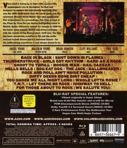 ACDC - No Bull - The Directors Cut (RA/B/C) - Blu-Ray - Music - Image 2