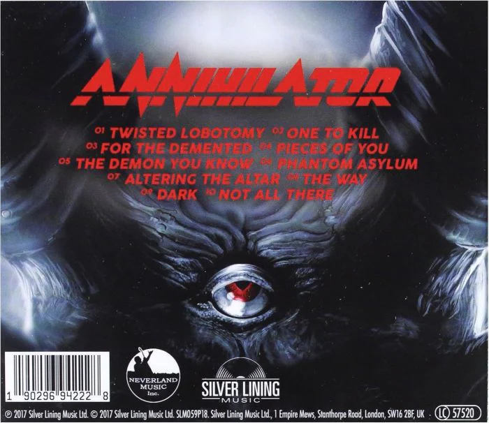 Annihilator - For The Demented - CD - New - Image 2
