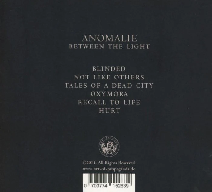 Anomalie - Between The Light - CD - New - Image 2