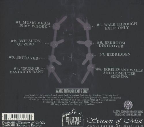 Anselmo, Philip H. And The Illegals - Walk Through Exits Only - CD - New - Image 2
