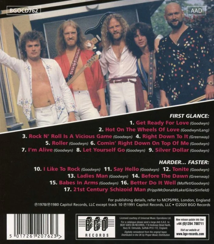 April Wine - First Glance/Harder... Faster (2020 remastered reissue) - CD - New - Image 2