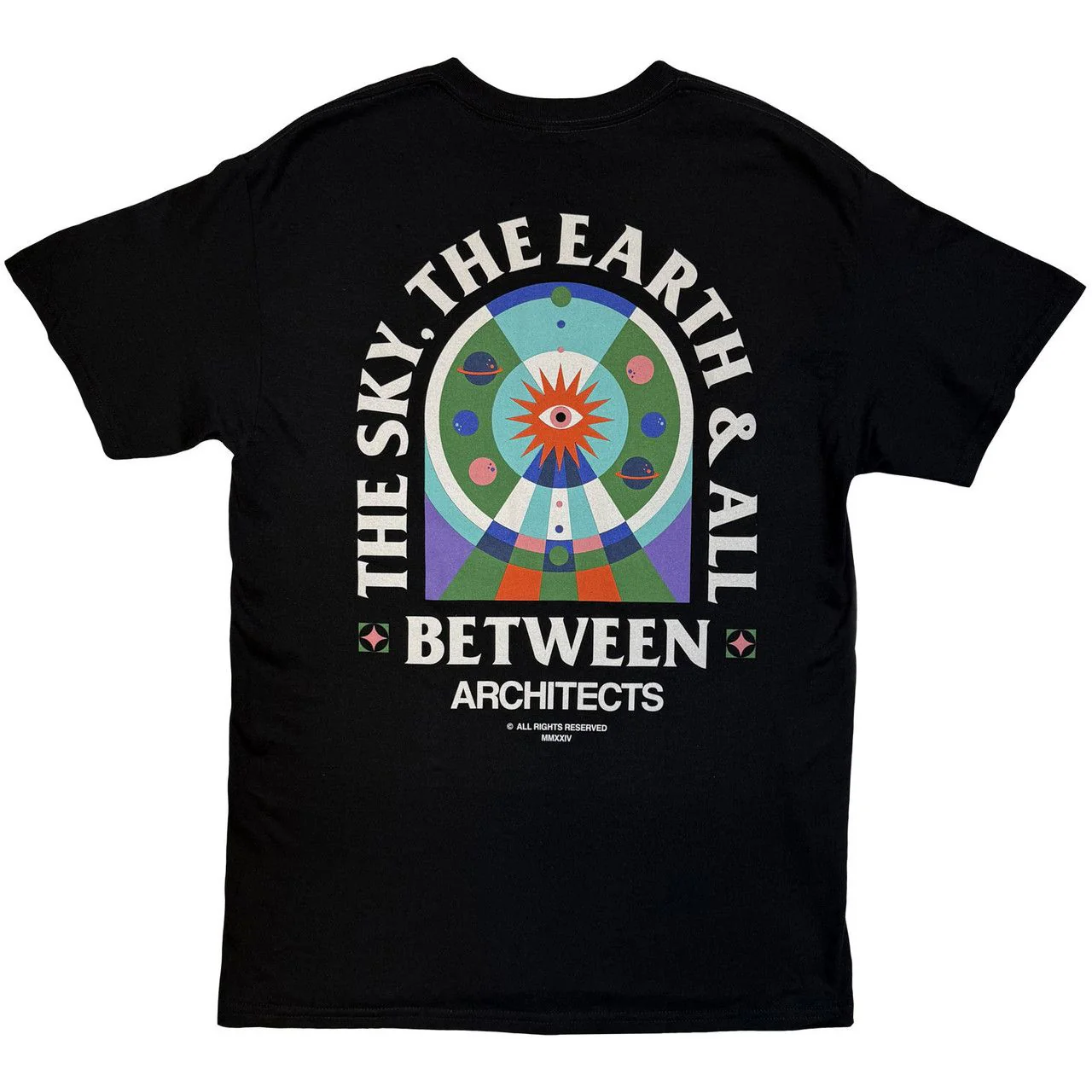 Architects - Solar System Black Shirt- 100% Official Merchandise - Image 3