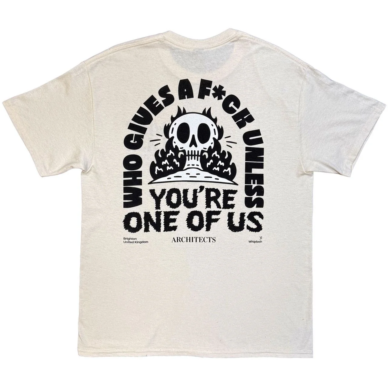 Architects - Who Gives A F*ck Natural Shirt -  - 100% Official Merchandise - Image 3