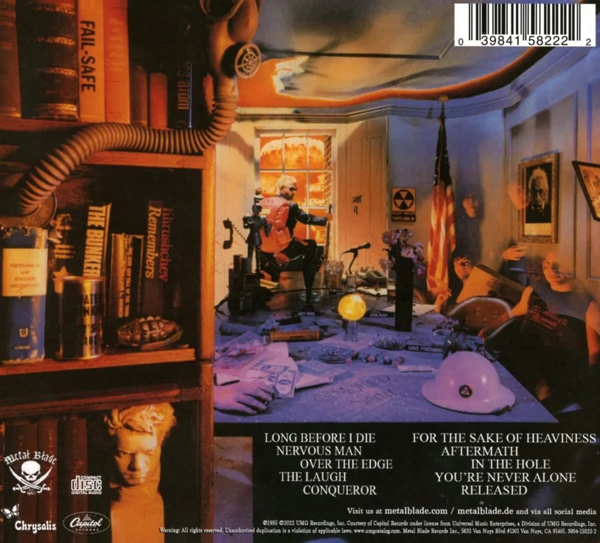 Armored Saint - Delirious Nomad (2022 reissue) - CD - New - Image 2