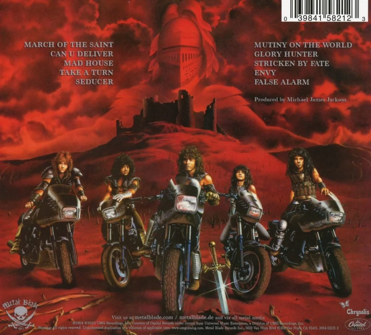 Armored Saint - March Of The Saint (2022 reissue) - CD - New - Image 2