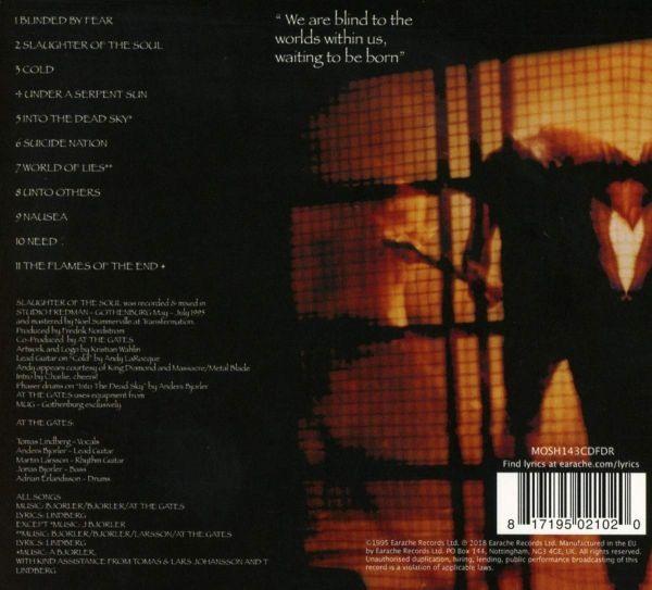 At The Gates - Slaughter Of The Soul (2019 FDR rem.) - CD - New - Image 2