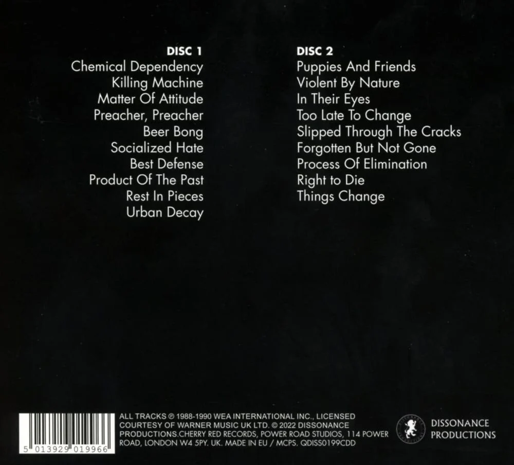 Atrophy - Socialized Hate/Violent By Nature (2022 2CD reissue) - CD - New - Image 2
