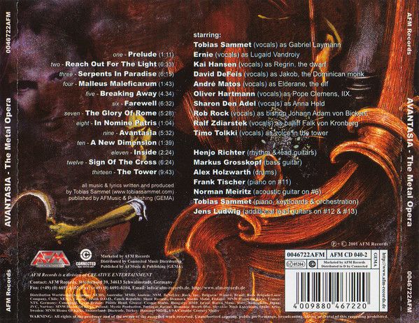 Avantasia - Metal Opera, The - CD - New - Image 2