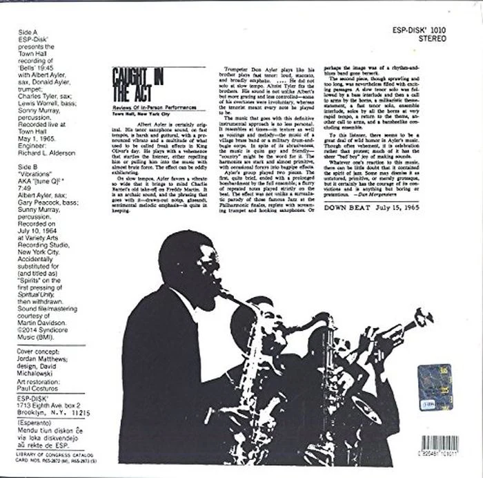 Ayler, Albert - Bells (2017 reissue) - Vinyl - New - Image 2