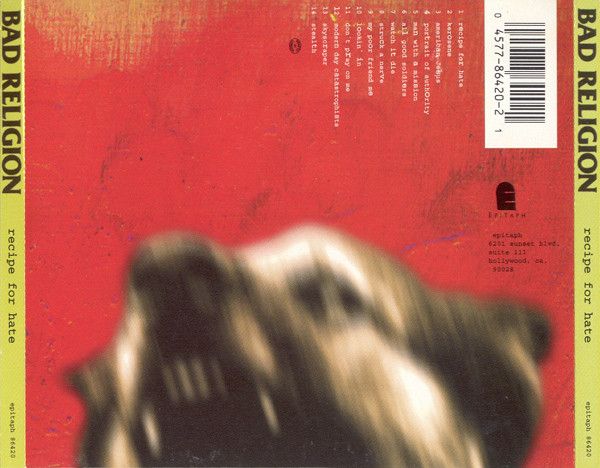 Bad Religion - Recipe For Hate - CD - New - Image 2