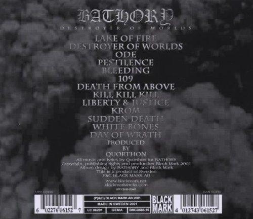 Bathory - Destroyer Of Worlds - CD - New - Image 2