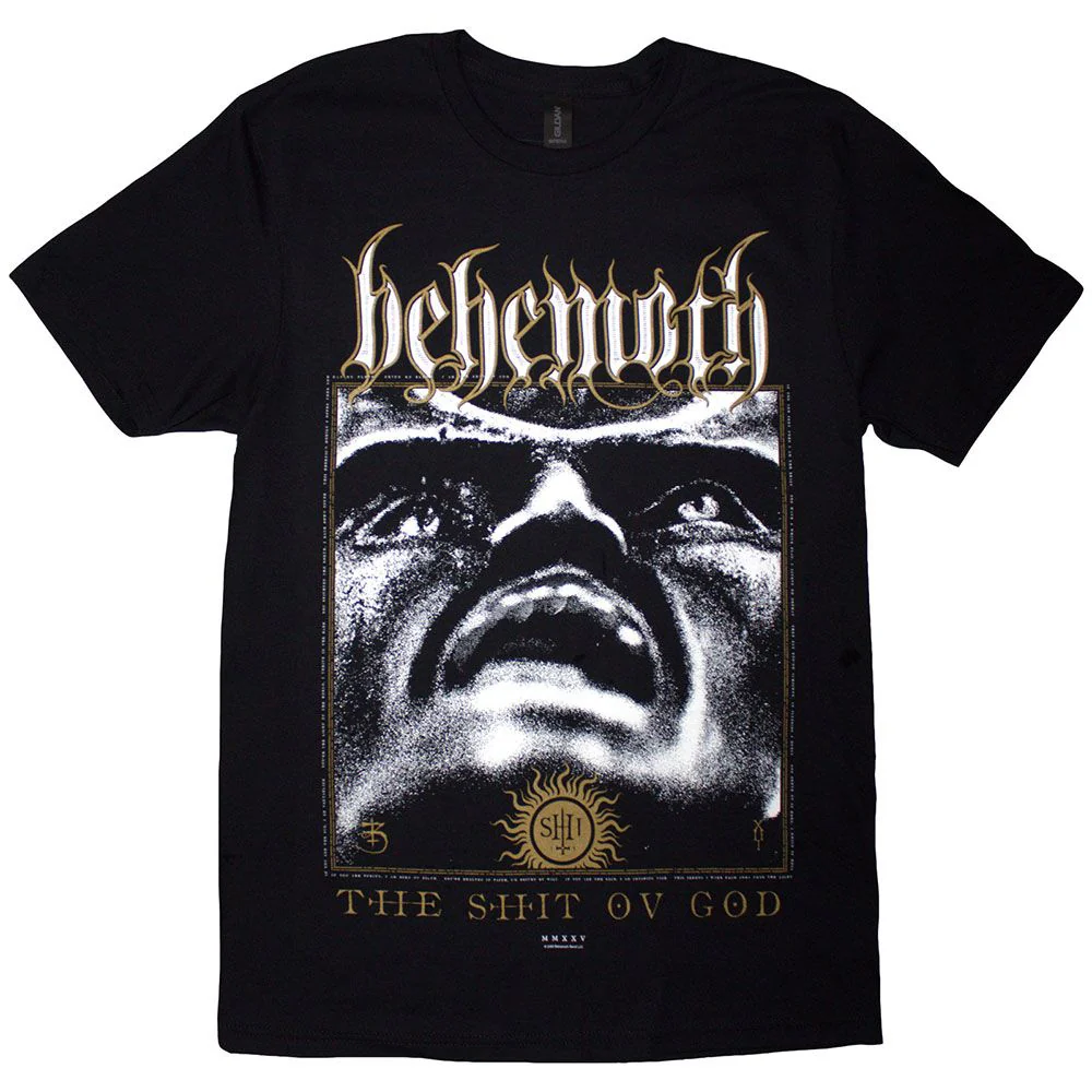 Behemoth - The Shit Of God Reign In Hell Black Shirt - 100% Official Merchandise - Image 2