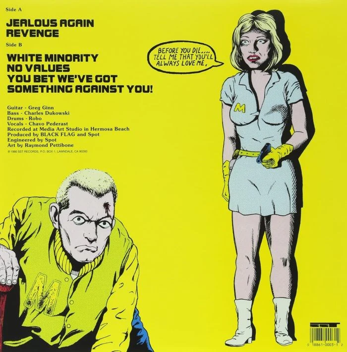 Black Flag - Jealous Again (12" EP) - Vinyl - New - Image 2