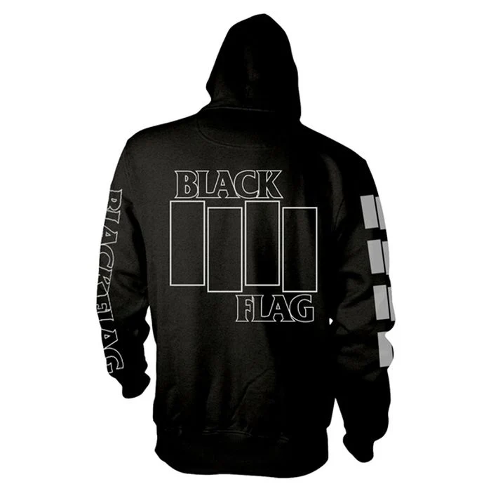 Black Flag - Zip Hoodie (Logo) - 100% Official Merchandise - Image 2