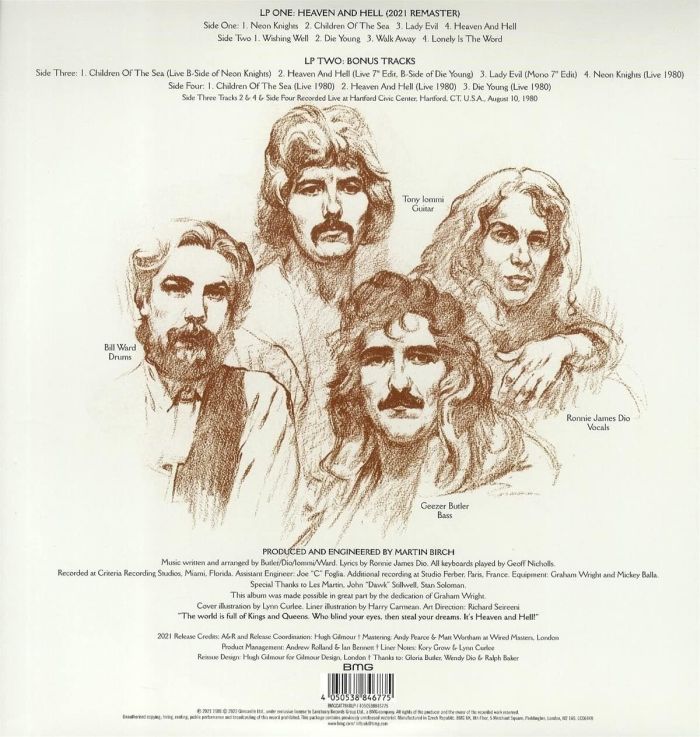 Black Sabbath - Heaven And Hell (2022 2LP gatefold rem. reissue w. 7 bonus tracks) (Euro.) - Vinyl - New - Image 2