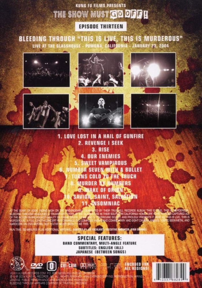 Bleeding Through - This Is Live, This Is Murderous: Live At The Glasshouse (R0) - DVD - Music - Image 2