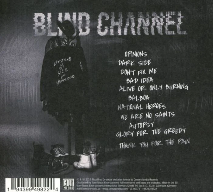 Blind Channel - Lifestyles Of The Sick & Dangerous - CD - New - Image 2