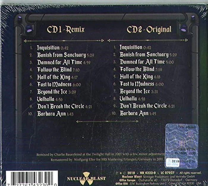 Blind Guardian - Follow The Blind (Exp. Ed. 2CD - 2007 remix/2011 remaster) - CD - New - Image 2