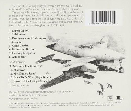 Blue Oyster Cult - Secret Treaties (with 5 bonus tracks) - CD - New - Image 2