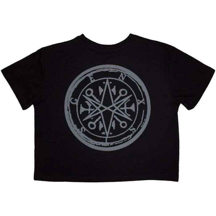 Bring Me The Horizon - Metal Logo Womens Black Crop Top - 100% Official Merchandise - Image 3