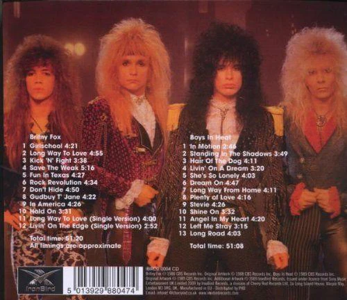Britny Fox - Britny Fox/Boys In Heat (2CD) - CD - New - Image 2