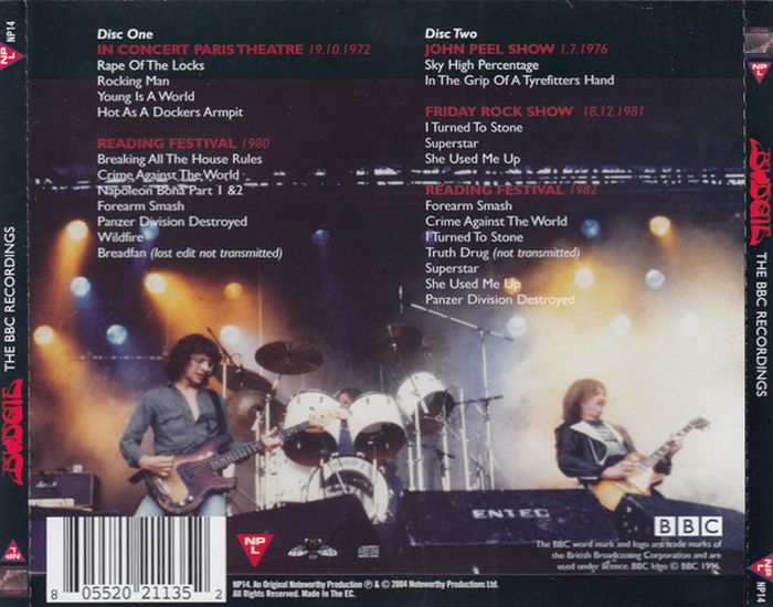 Budgie - BBC Recordings, The (2CD) - CD - New - Image 2