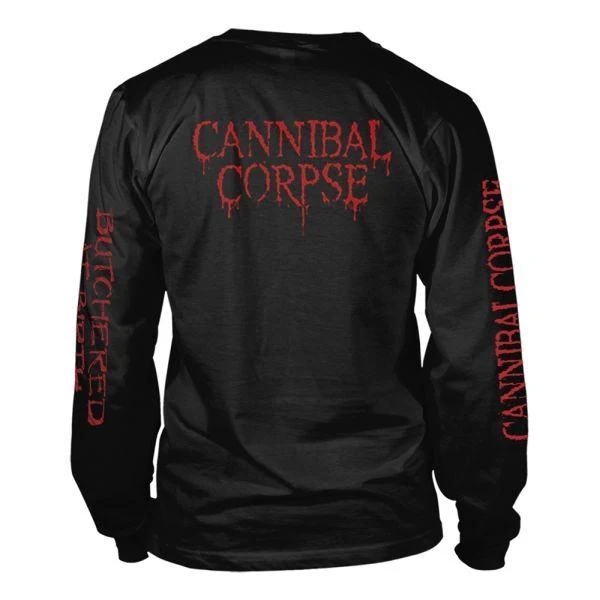 Cannibal Corpse - Butchered At Birth Black Long Sleeve Shirt - 100% Official Merchandise - Image 2