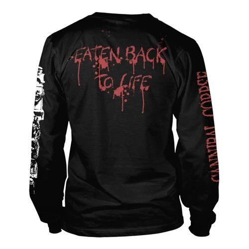 Cannibal Corpse - Eaten Back To Life Black Long Sleeve Shirt - 100% Official Merchandise - Image 2