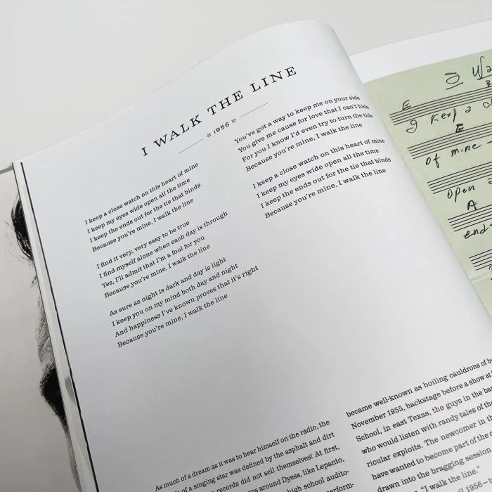 Cash, Johnny - Life In Lyrics, The (HC) - Book - New - Image 4