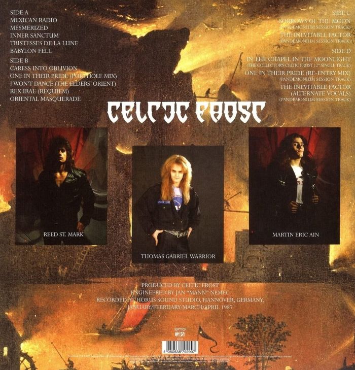 Celtic Frost - Into The Pandemonium (2023 2LP Gold vinyl remastered gatefold reissue) - Vinyl - New - Image 2