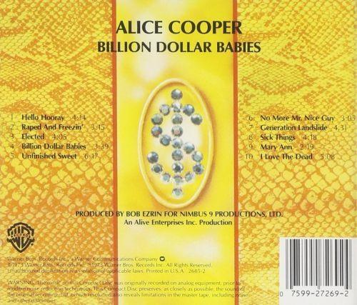 Cooper, Alice - Billion Dollar Babies - CD - New - Image 2