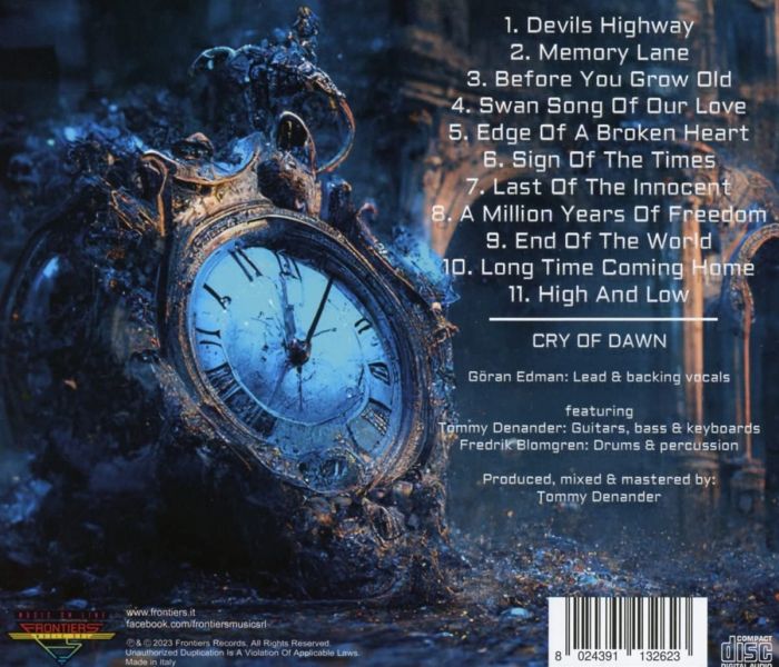 Cry Of Dawn - Anthropocene - CD - New - Image 2