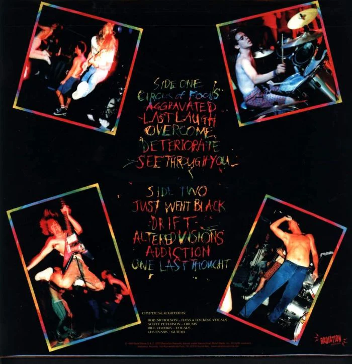 Cryptic Slaughter - Stream Of Consciousness (Ltd. Ed. 2022 reissue - 500 copies) - Vinyl - New - Image 2