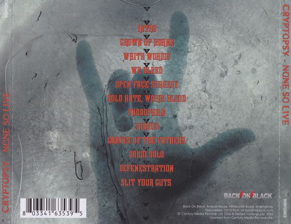 Cryptopsy - None So Live (2026 Reissue) - CD - New - Image 2