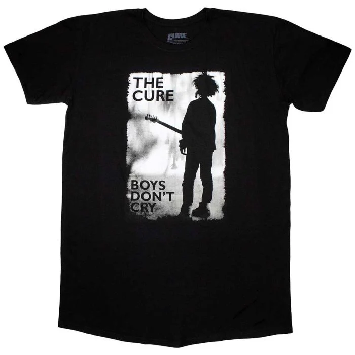 Cure - Boys Don't Cry Fitted Black Dress Shirt - 100% Official Merchandise - Image 3