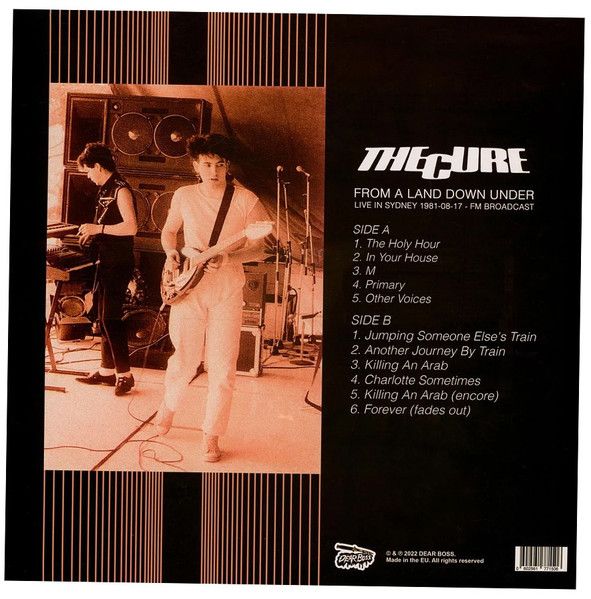 Cure - From A Land Down Under: Live In Sydney 1981-08-17 - FM Broadcast (Ltd. Ed. Splatter vinyl - 300 copies) - Vinyl - New - Image 2