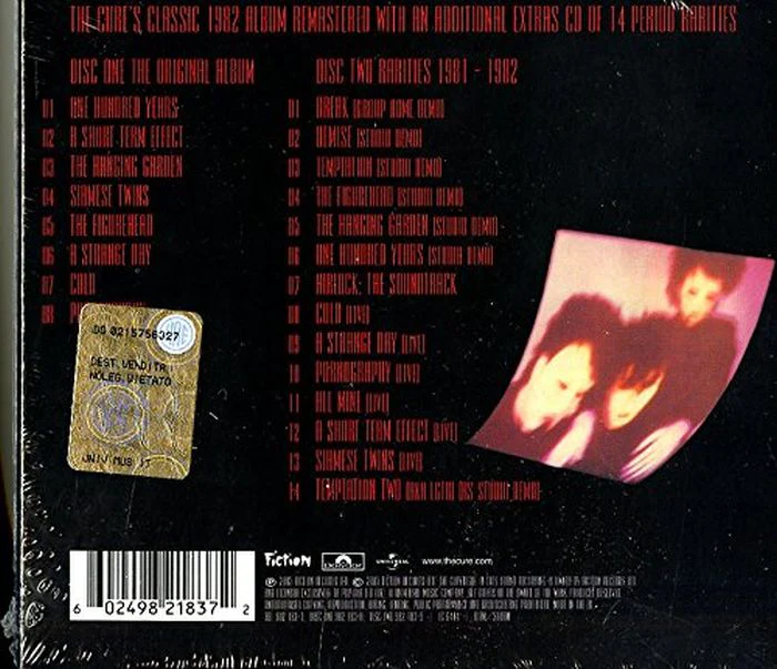 Cure - Pornography (2005 Deluxe Ed. 2CD reissue) - CD - New - Image 2