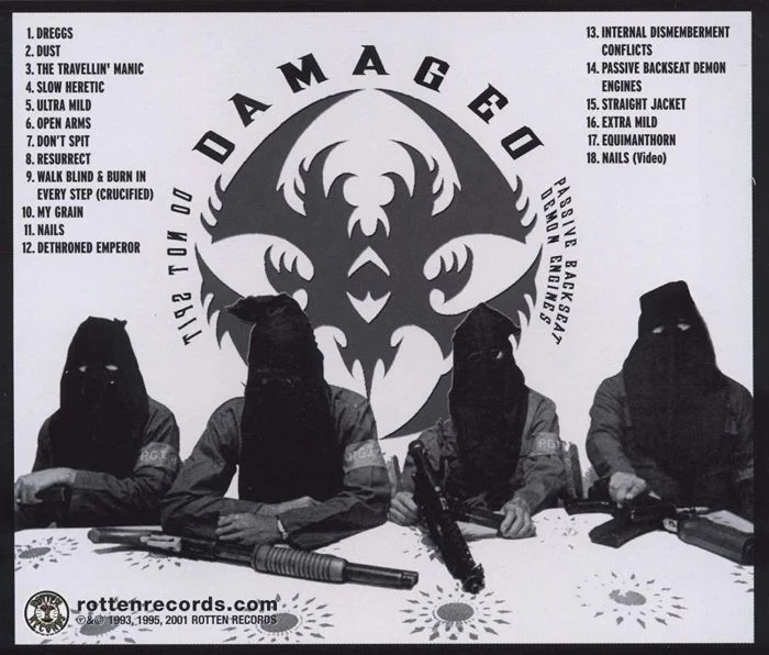 Damaged - Do Not Spit/Passive Backseat Demon Engines (2001 reissue) - CD - New - Image 2
