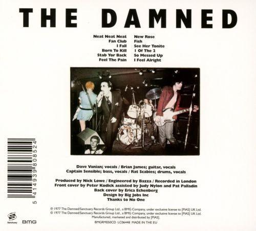 Damned - Damned Damned Damned (2015 Euro. reissue) - CD - New - Image 2