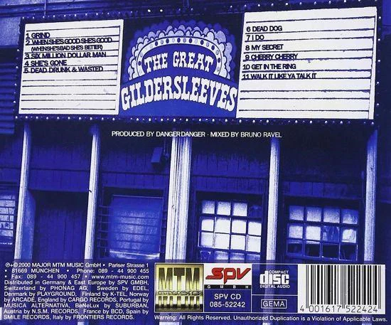 Danger Danger - Return Of The Great Glidersleeves, The - CD - New - Image 2