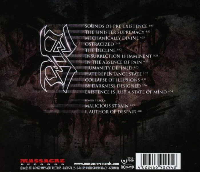 Darkane - Sinister Supremacy, The (2022 reissue with 2 bonus tracks) - CD - New - Image 2
