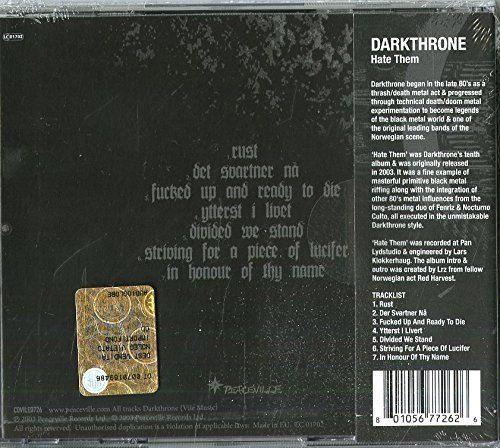 Darkthrone - Hate Them (15th Ann. 2018 reissue) - CD - New - Image 2
