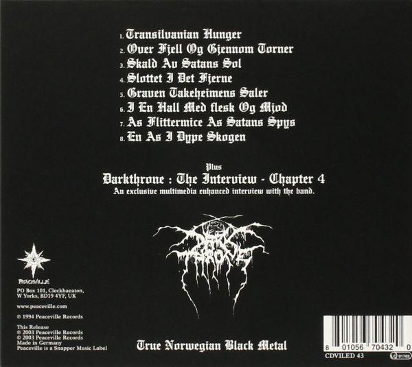 Darkthrone - Transilvanian Hunger - CD - New - Image 2