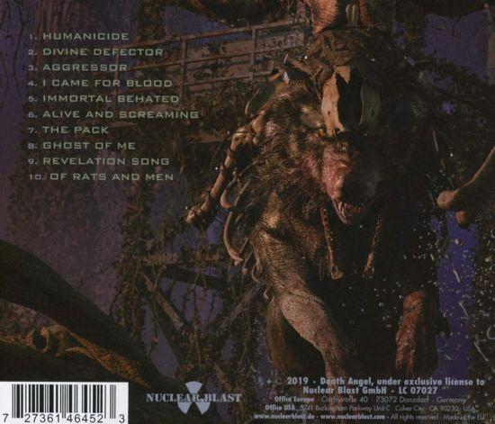 Death Angel - Humanicide (2022 jewel case reissue) (U.S.) - CD - New - Image 2