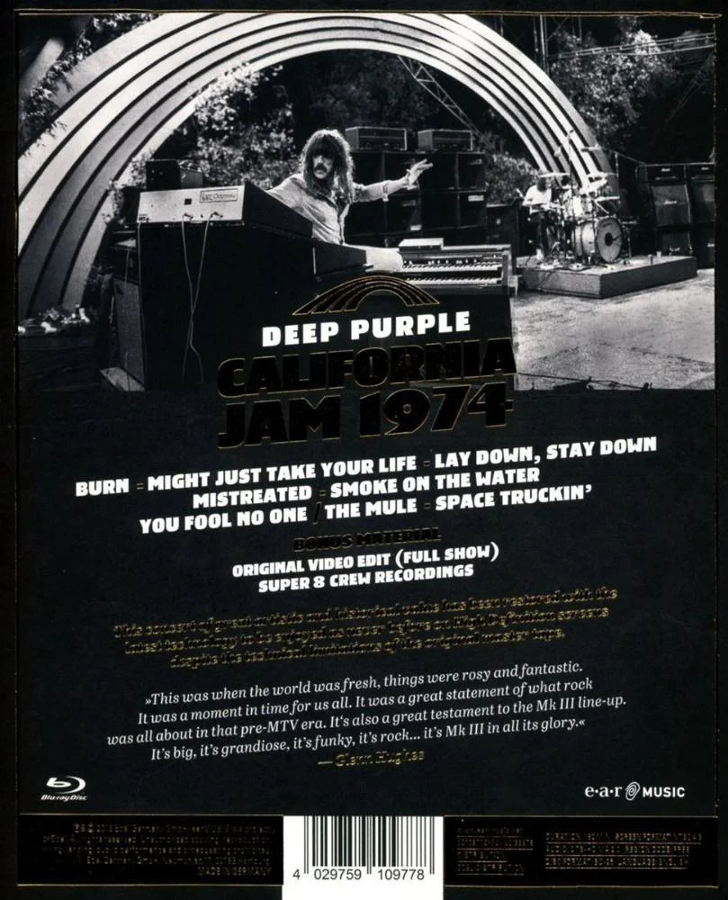 Deep Purple - California Jam 1974 (2024 reissue) (RA/B/C) - Blu-Ray - Music - Image 3