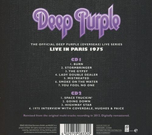 Deep Purple - Live In Paris 1975 (2CD) - CD - New - Image 2