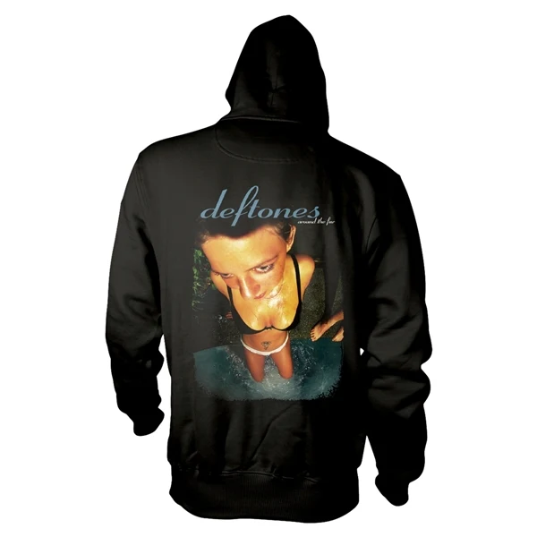 Deftones - Pullover Black Hoodie (Around The Fur Back Print) - 100% Official Merchandise - Image 2