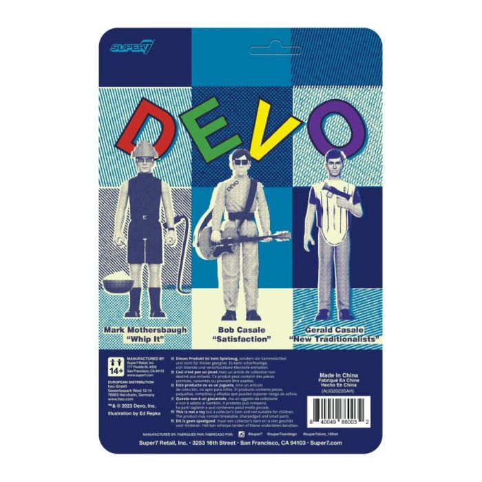 Devo - Gerald Casale New Traditionalists 3.75 inch Super7 ReAction Figure - Image 2